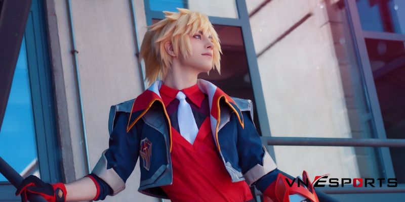 cosplay Ezreal học viện chiến binh cực bảnh bao