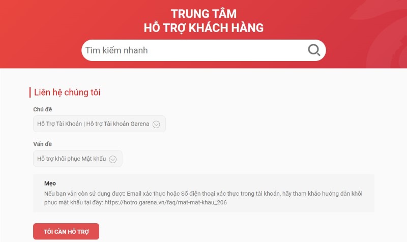 Hiện chưa có cách lấy lại tài khoản Garena Liên Quân bằng ID game