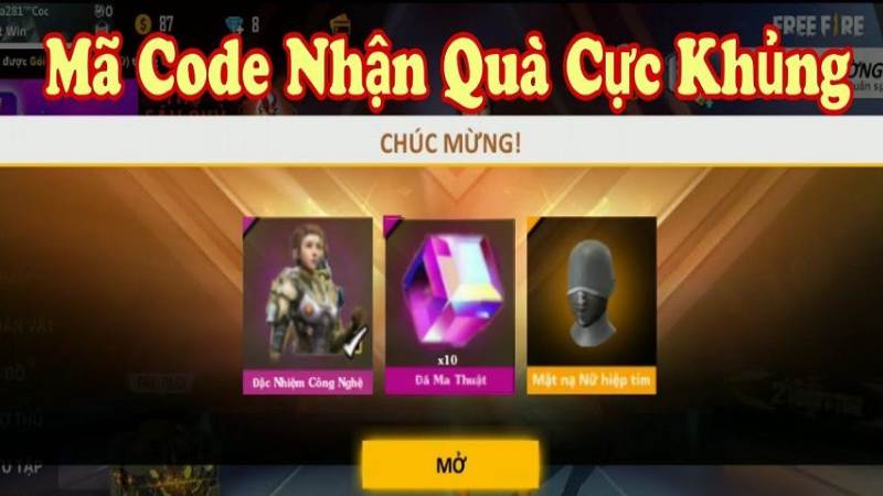 Cách lấy mã code free fire từ shop bằng ID