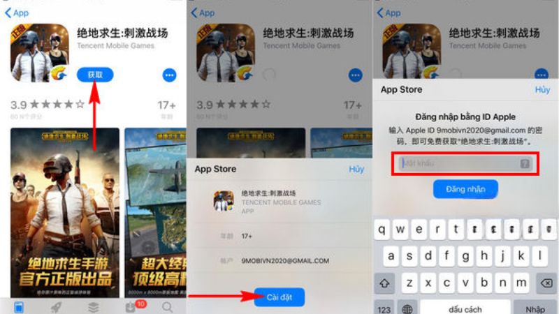 Hướng dẫn tải PUBG Trung Quốc trên IOS