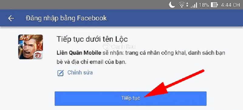 Cách chuyển tài khoản liên quân từ Garena sang Facebook