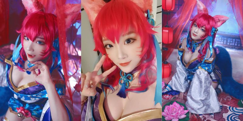 cosplay Ahri hoa linh lục địa (1)