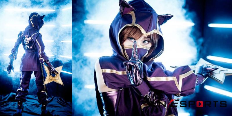 Ánh mắt vô cùng thu hút khi cosplay Kennen