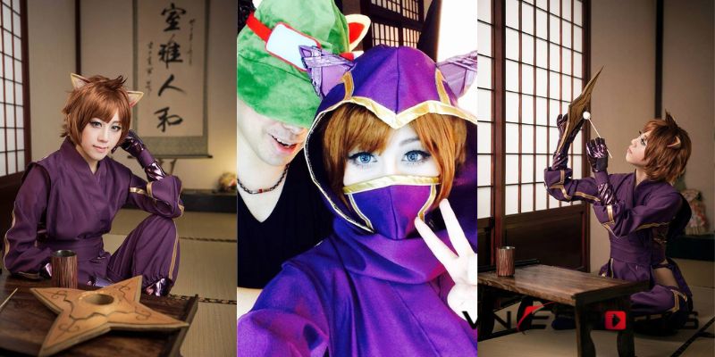 Nữ coser lộ mặt khi cosplay Kennen