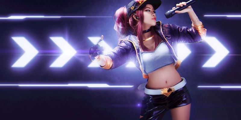 Cosplay Akali sao nhạc pop 