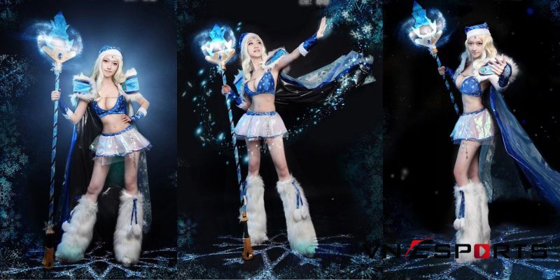 cosplay Crystal Maiden phong cách nữ hoàng băng giá (8)