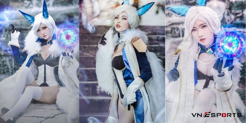 cosplay cửu vĩ yêu hồ liên quân liliana