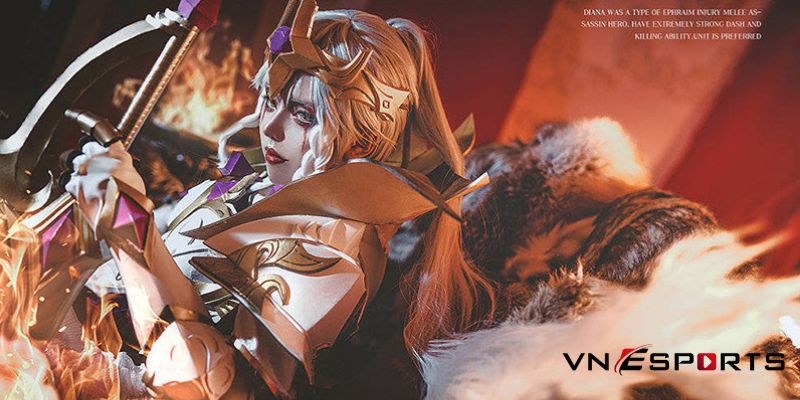 cosplay Diana nữ thần chiến binh xinh đẹp