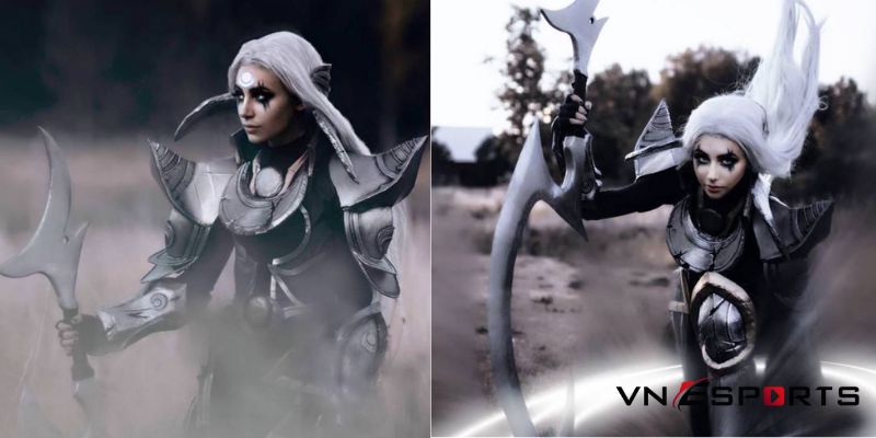 Diana cosplay league of legends vầng trăng ai oán