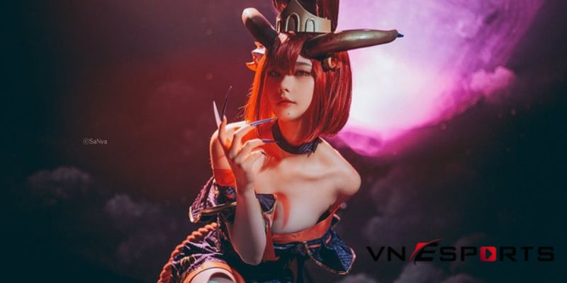 ​​cosplay evelynn huyết nguyệt (4)