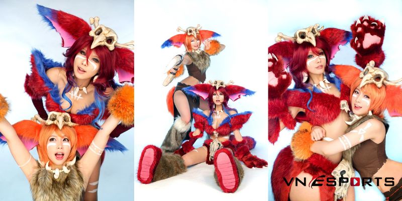 cosplay gnar LMHT bởi nhóm Spiral Cats (3)