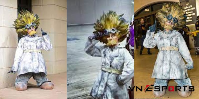 cosplay Heimerdinger nám mặt cực giống