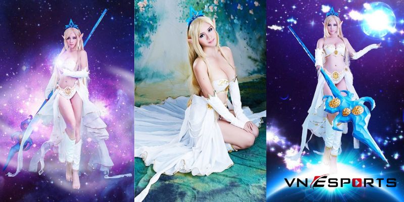 cosplay Janna vệ binh tinh tú hiệu ứng đẹp