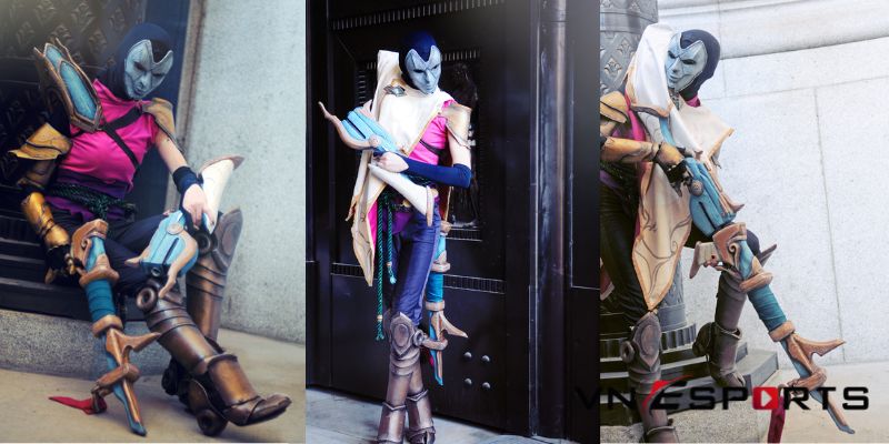 cosplay Jhin LMHT phiên bản mặc định (2)