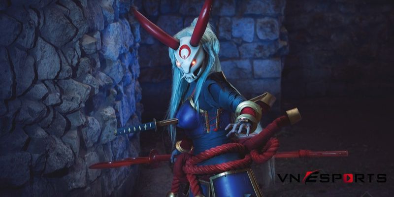 cosplay kalista huyết nguyệt với trang phục cực đẹp