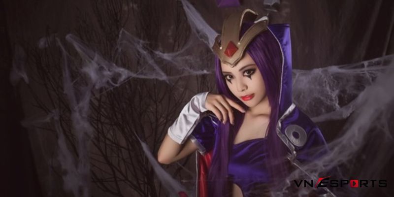 cosplay leblanc với tơ nhện 