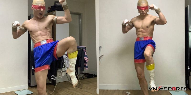 Body săn chắc trong bức ảnh cosplay Lee Sin