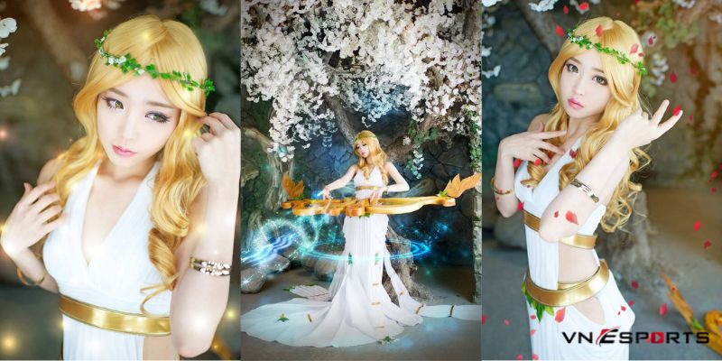 Cosplay liên minh tướng Sona xinh ngất ngây