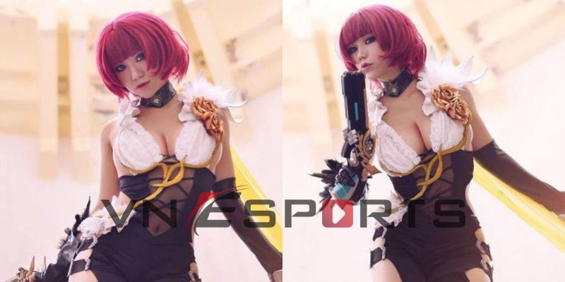 Cosplay liên quân Violet nữ đặc cảnh bởi nữ coser HeDy