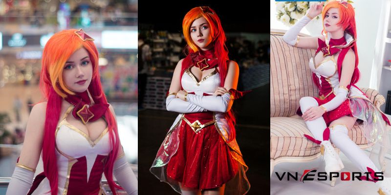 Thả dáng cosplay Miss Fortune vệ binh tinh tú 