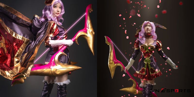 cosplay Ashe mũi tên tình ái với vẻ đẹp ngất ngây