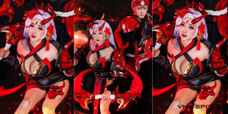 Cosplay nữ tướng Yena nguyệt tộc 