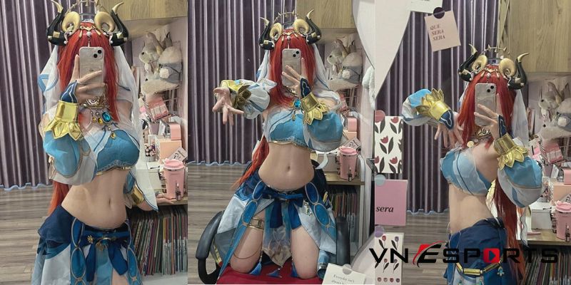 Cosplay Nilou GI bởi nữ coser Minh Anh Đào (1)