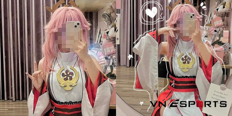 Cosplay Nilou GI bởi nữ coser Minh Anh Đào (3)