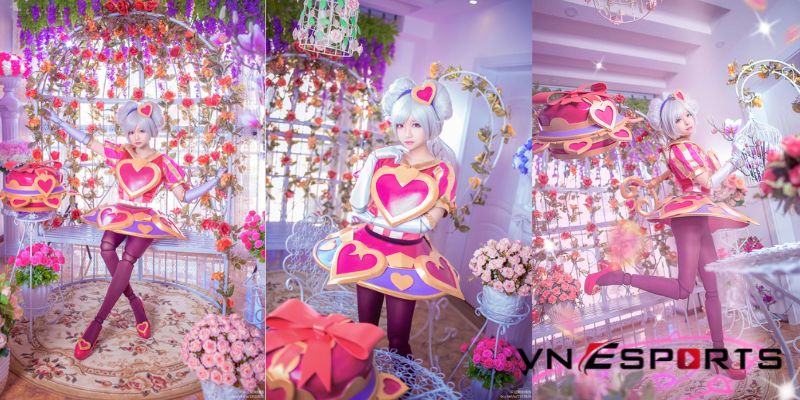 cosplay Orianna quả cầu tình ái vô cùng dễ mến