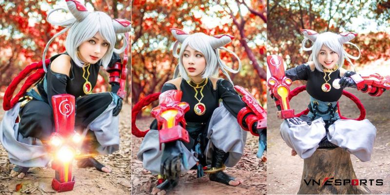 QI cosplay võ sư bánh bao cực chiến