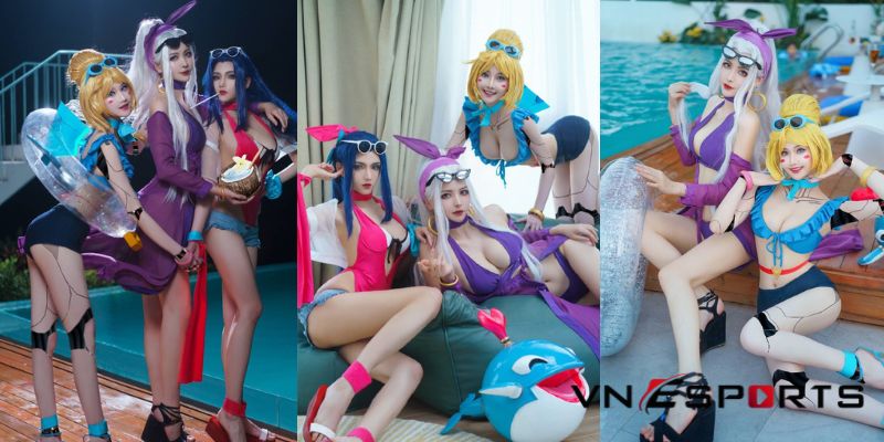 cosplay Syndra tiệc bể bơi (3)