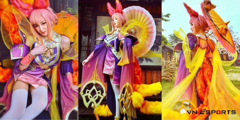 liên quân cosplay liliana nguyệt mị ly