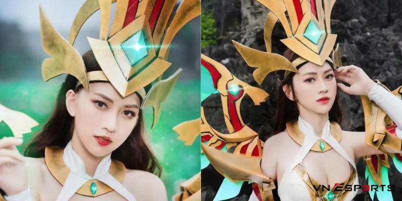 Lê Bống cosplay tướng nữ Lauriel liên quân