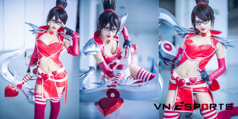 chiếc nỏ tình yêu trong màn cosplay Vayne