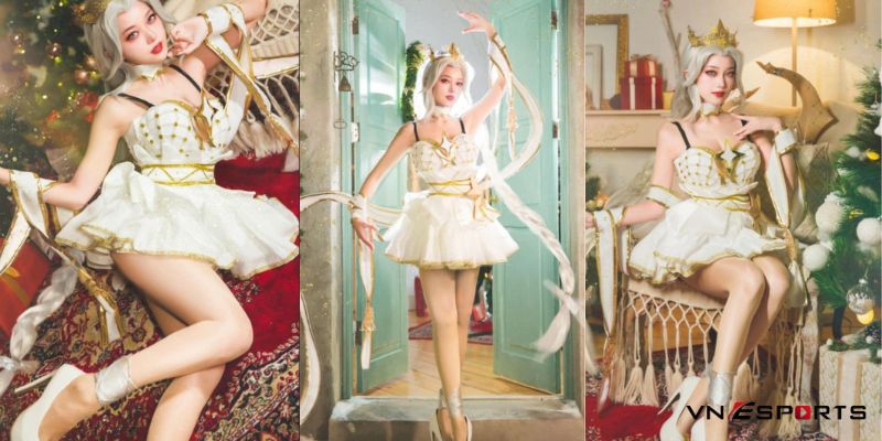 cosplay vũ điệu giáng sinh Yena với gương mặt xinh đẹp