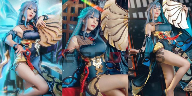 Cosplay liên quân Yue với đôi chân dài miên man