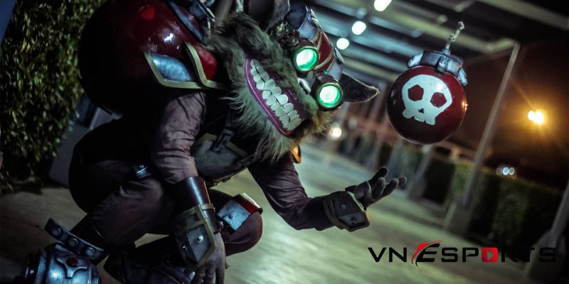 Cosplay Ziggs phiên bản nam (1)