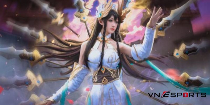 cosplay irelia lol thánh kiếm của nữ coser xinh đẹp