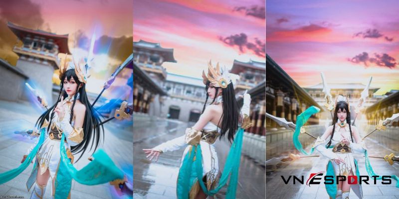 league of legends irelia cosplay thánh kiếm trong hoàng thành