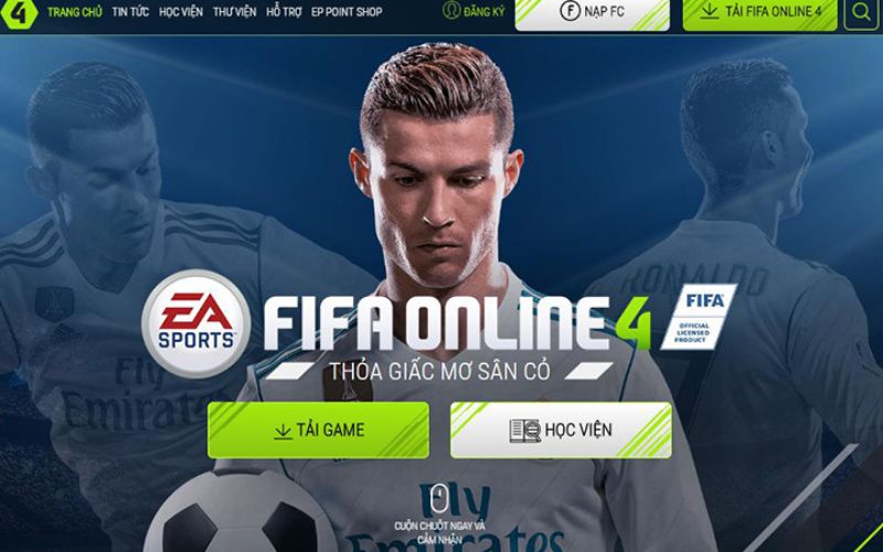 Đồ hoạ chân thực sau khi tải Fifa Online 4 trên điện thoại 