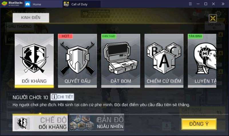 Đối kháng là một trong các chế độ trong Call Of Duty Mobile hấp dẫn