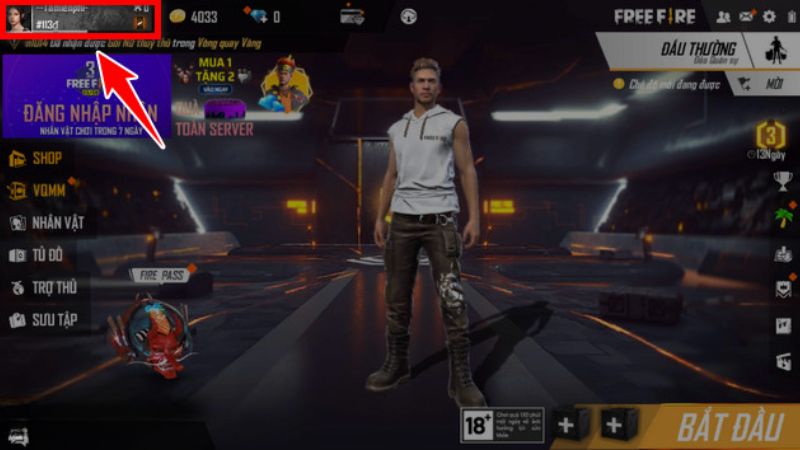 Hack Free Fire miễn phí bằng ID