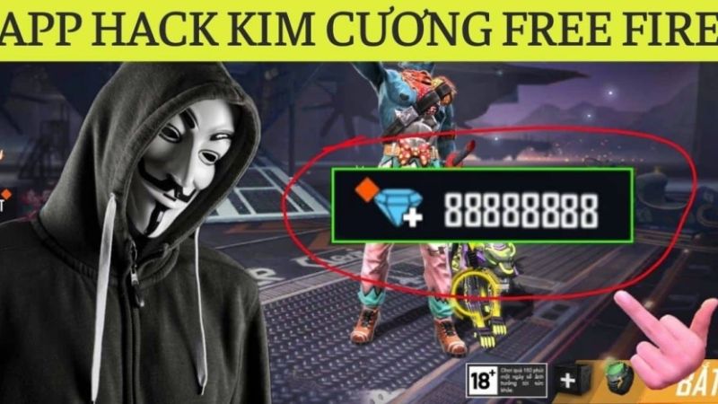 Hack kim cương vô hạn game Free Fire