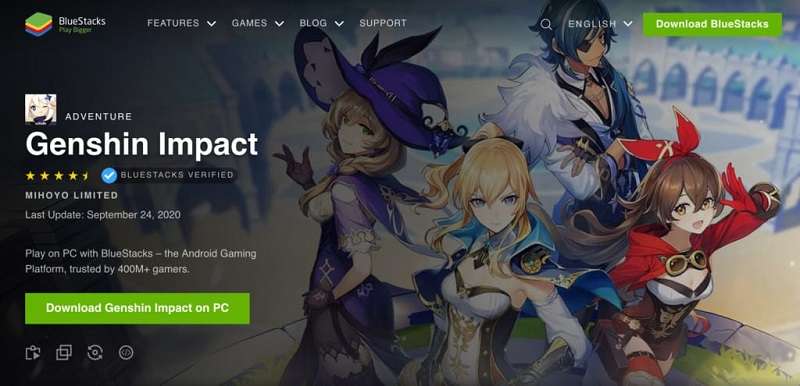 Hướng dẫn cách chơi Genshin Impact trên Bluestacks