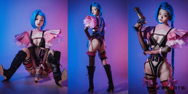 Cosplay tướng nữ Jinx cực xinh xắn