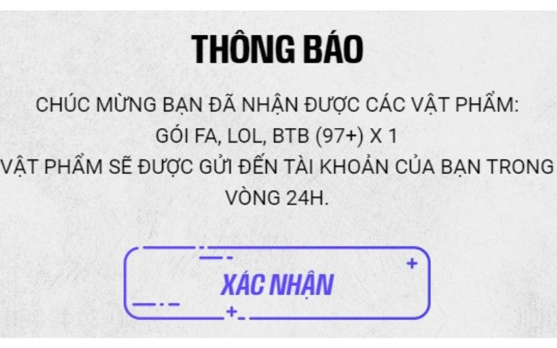 Những vật phẩm người chơi có thể nhận được khi nhập mã Code