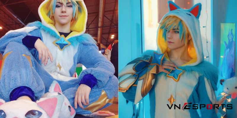 cosplay ezreal pajama vệ binh điển trai