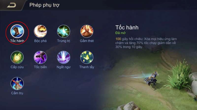 Phép phụ trợ Tốc hành 