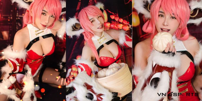 QI cosplay hình tượng võ sư bánh báo cực xinh