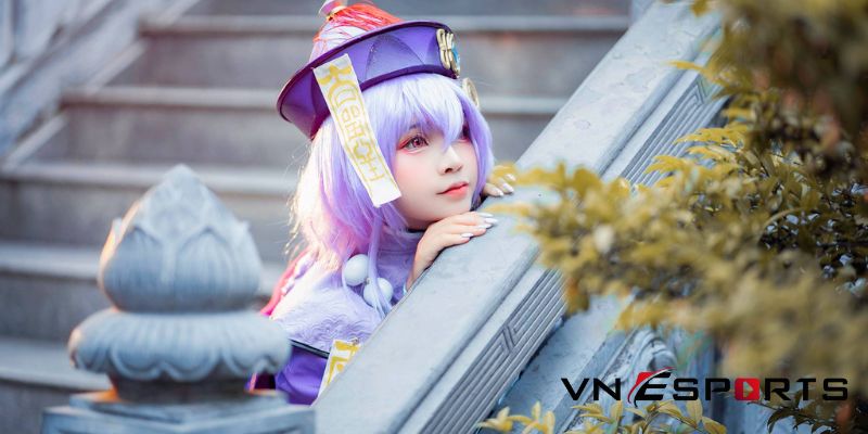 qiqi cosplay với hình ảnh cương thi (3)